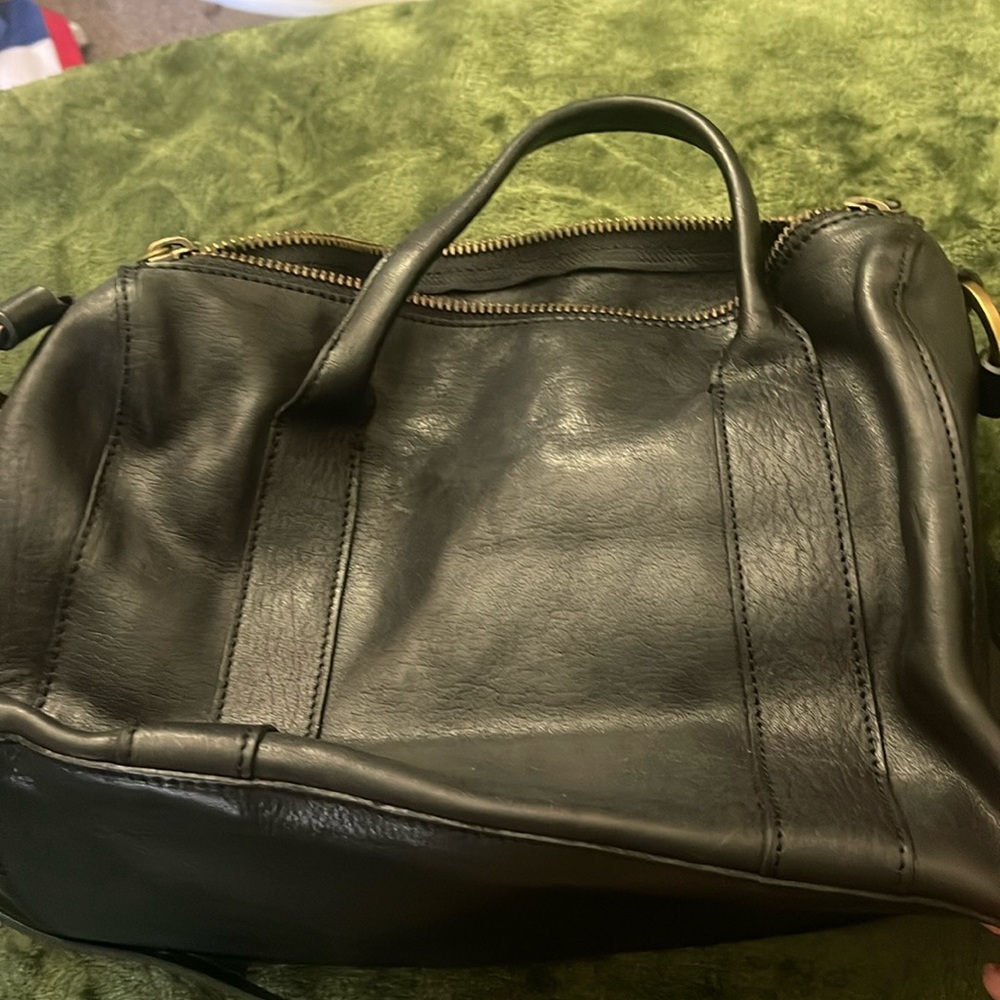 Madewell black satchel